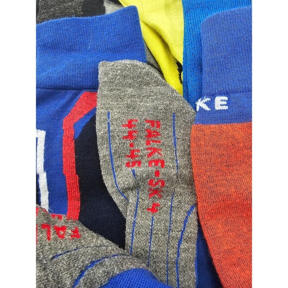 FALKE6 Pr Merino Wool Blend Tall Ski Socks Stocking SK-4 SK-2 Men's EU 44-45 EUC - Picture 3 of 8